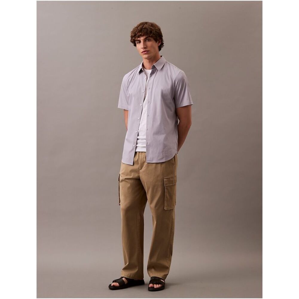 Calvin Klein Mens Slim Button Up Shirt, NWT